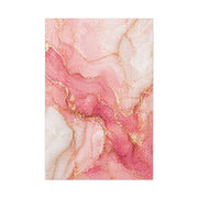 Pink and Gold Marble Flow Wall Art & Canvas Print