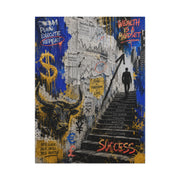 Entrepreneur Street Collage Success Street Wall Art & Canvas Print