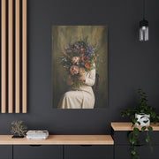 Concealed Identity Floral Portrait Wall Art & Canvas Print