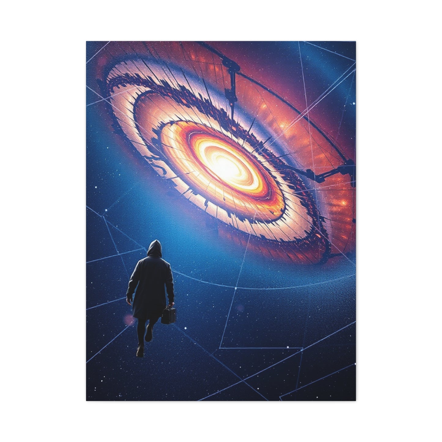 Ethereal Galaxy Impression Wall Art & Canvas Print