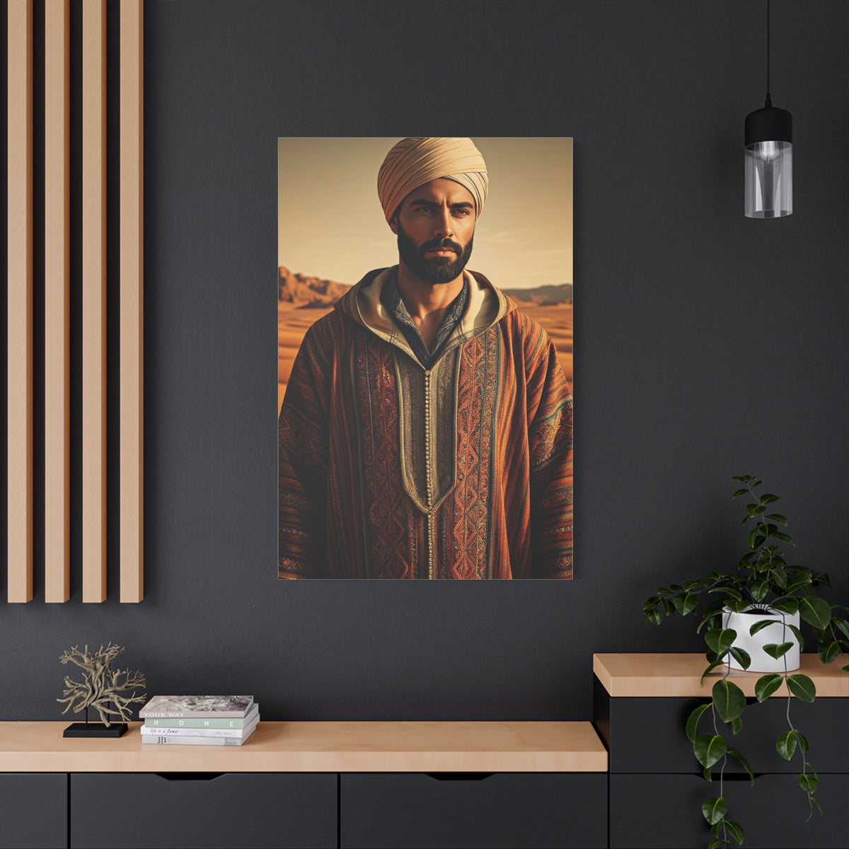 Nomadic Desert Soul Portrait Wall Art & Canvas Prints