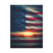 Stars and Stripes Dawn Reflection Wall Art & Canvas Prints