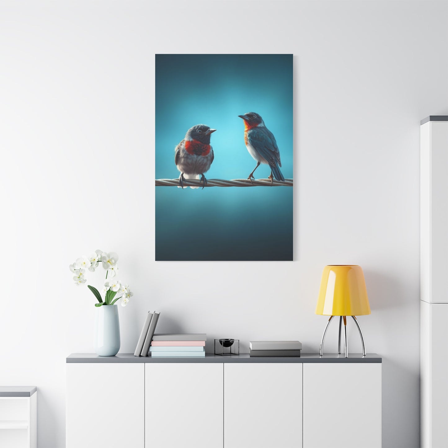 Birds On a Wire Art Supreme Gallery Wall Art & Canvas Print
