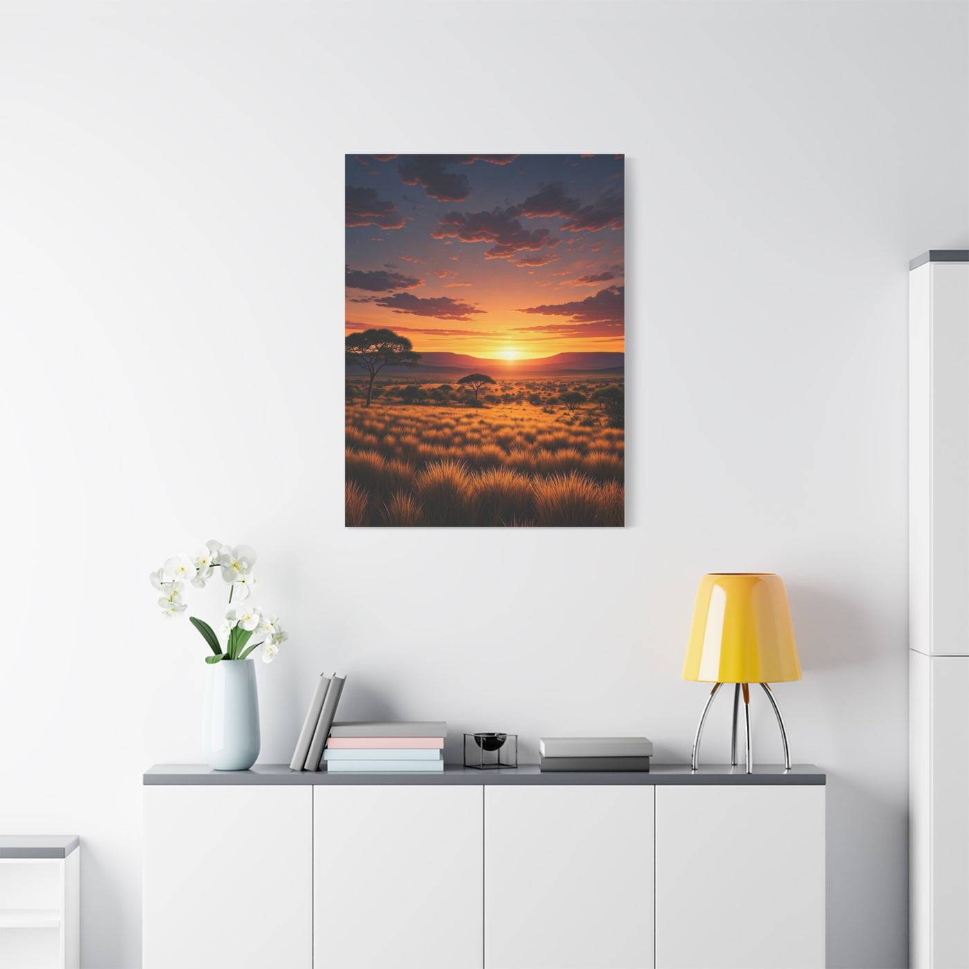 Savannah Sunset Glow Wall Art & Canvas Prints
