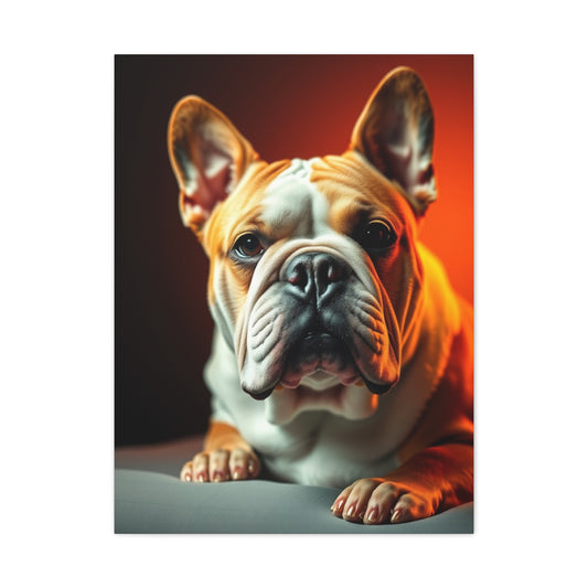 Supreme Bulldog Art Beautiful Collection Wall Art & Canvas Print
