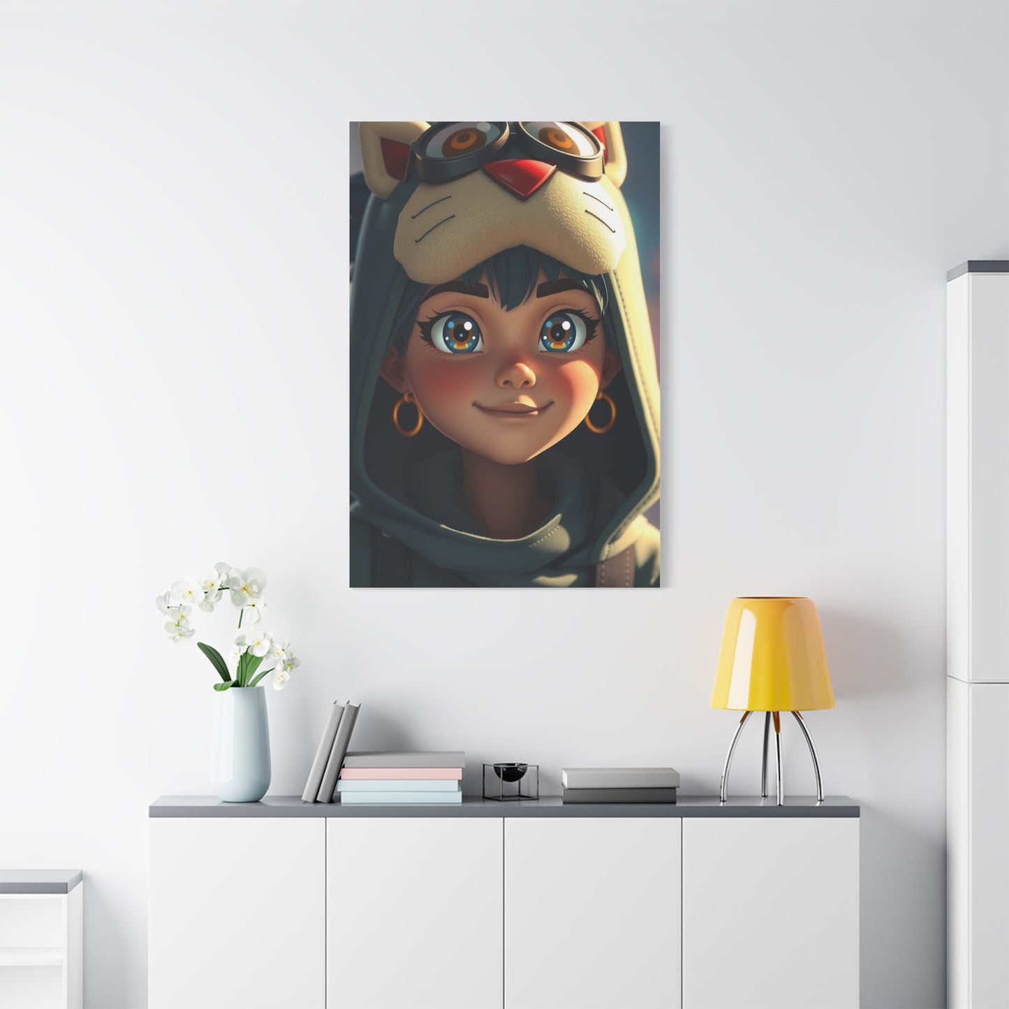 Graceful Doodle Artistry Wall Art & Canvas Print