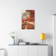 Mediterranean Aperitivo Romance Scene Wall Art & Canvas Print