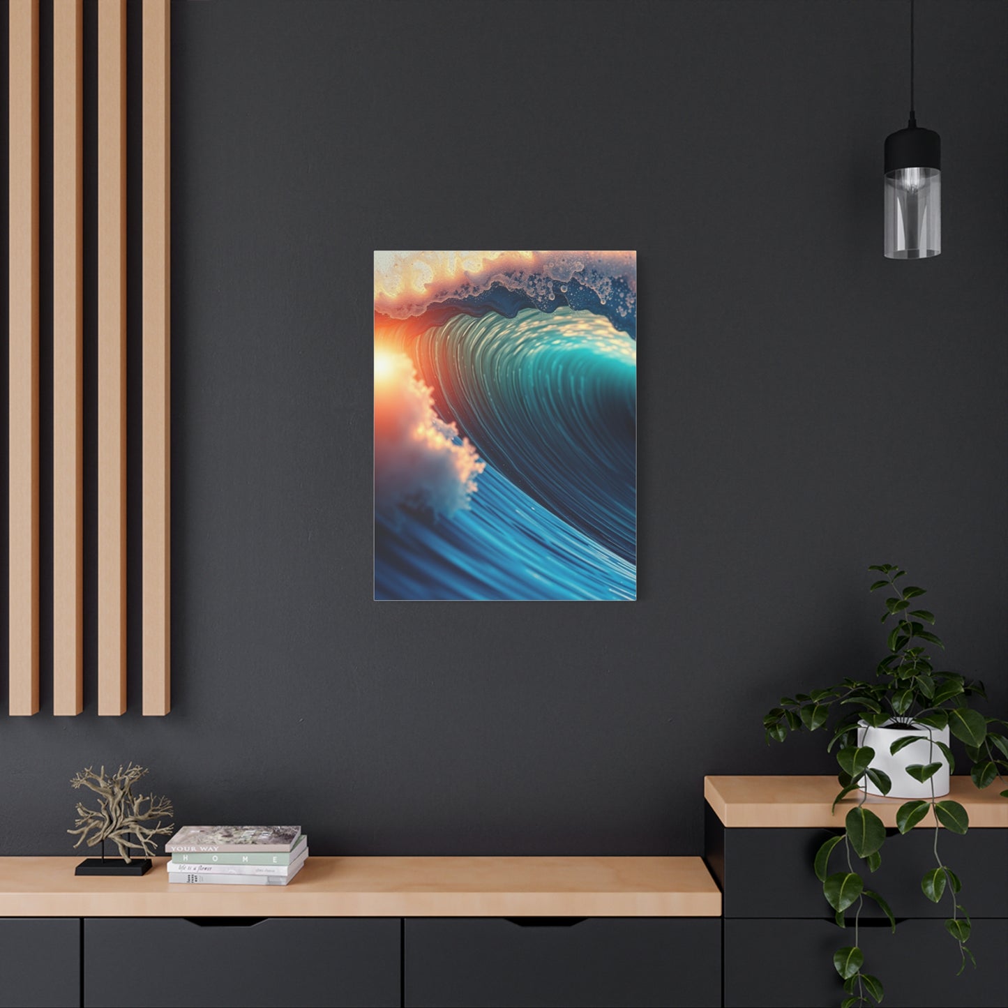 Cerulean Dreamscape Art Wall Art & Canvas Print