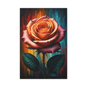 Golden Ember Rose Wall Art & Canvas Print