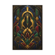 Neo Art Deco Jewel Geometry Wall Art & Canvas Print