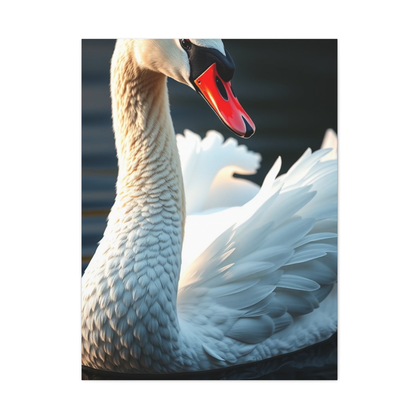 Swan Art Supreme Canvas Wall Art & Canvas Print