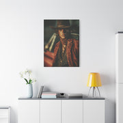 Western Editorial Cowboy Portrait Wall Art & Canvas Print