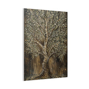 Golden Abstract Tree Texture Luxury Trees Wall Art & Canvas Print