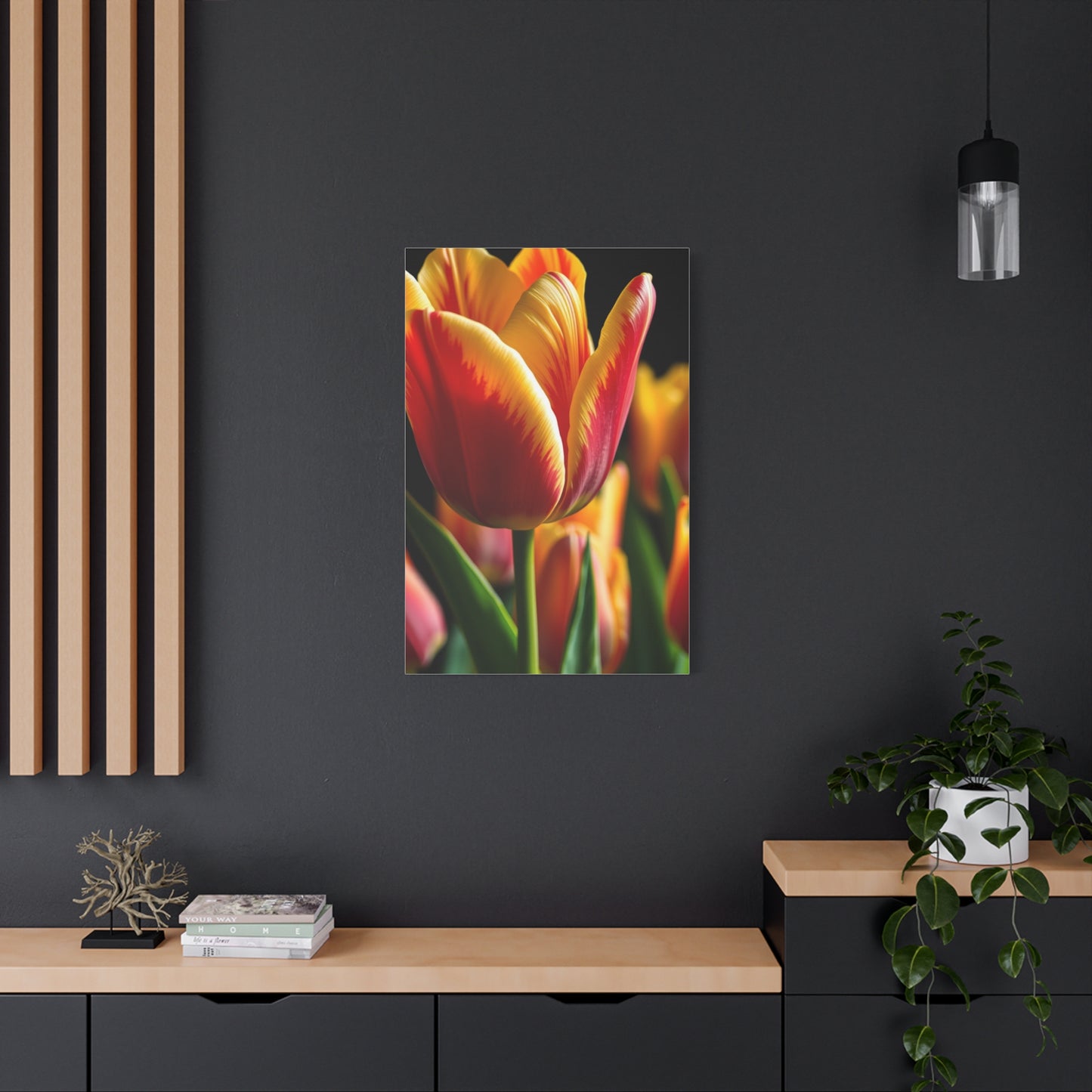 Tulip Flower Art Luxury Canvas Wall Art & Canvas Print