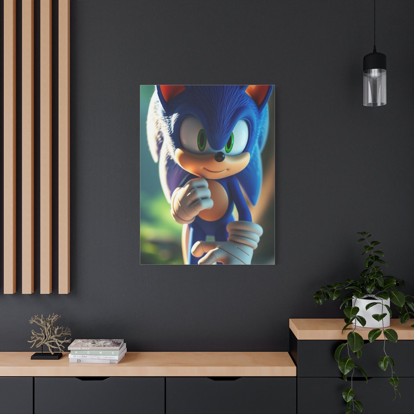 Supreme Sonic the Hedgehog Art Beautiful Collection Wall Art & Canvas Print