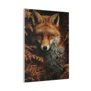Autumn Woodland Fox Portrait Wall Art & Canvas Print