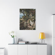 Cottage Garden Entrance Path Wall Art & Canvas Print