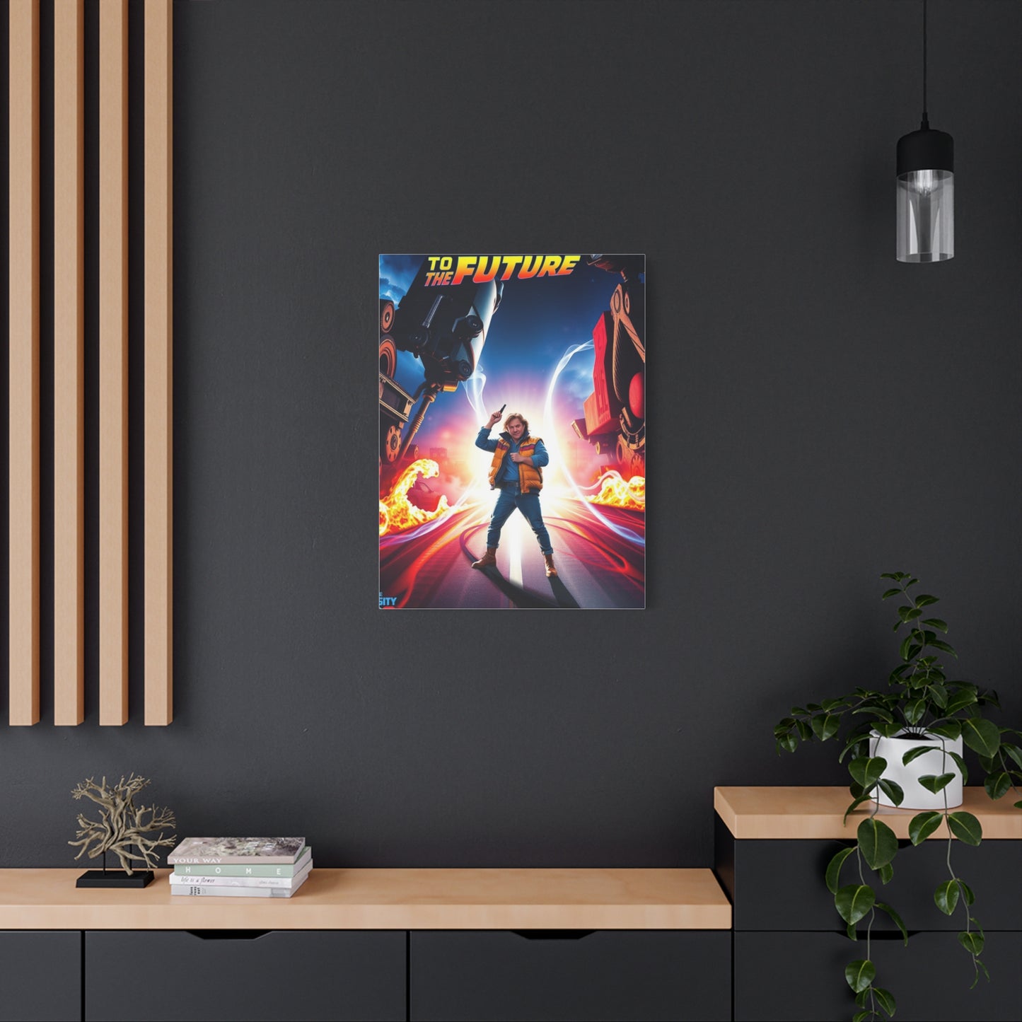 Back to the Future Art Luxury Canvas Wall Art & Canvas Print