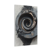 Industrial Spiral Form Abstraction Wall Art & Canvas Print