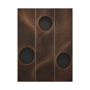Architectural Wood Wave Panel Geometry Wall Art & Canvas Print