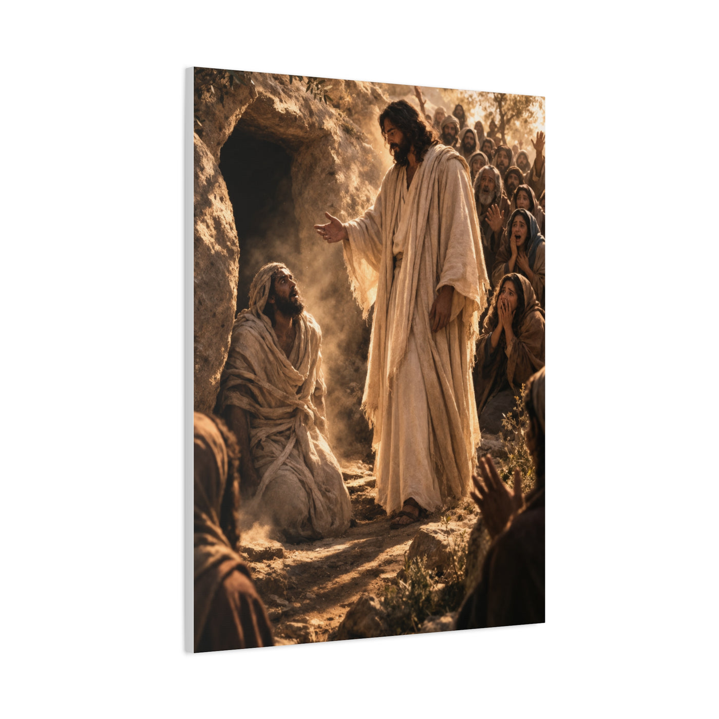 Raising of Lazarus Miracle Wall Art & Canvas Print