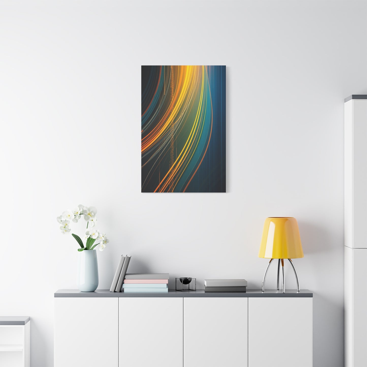 Vision Linear Abstract Art Art Wall Art & Canvas Print