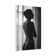 Window Light Silhouette Nude Wall Art & Canvas Print