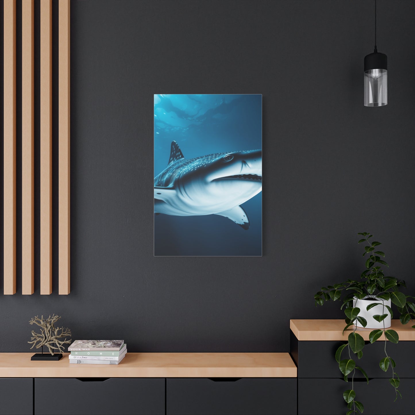 Supreme Whale Shark Art Beautiful Collection Wall Art & Canvas Print