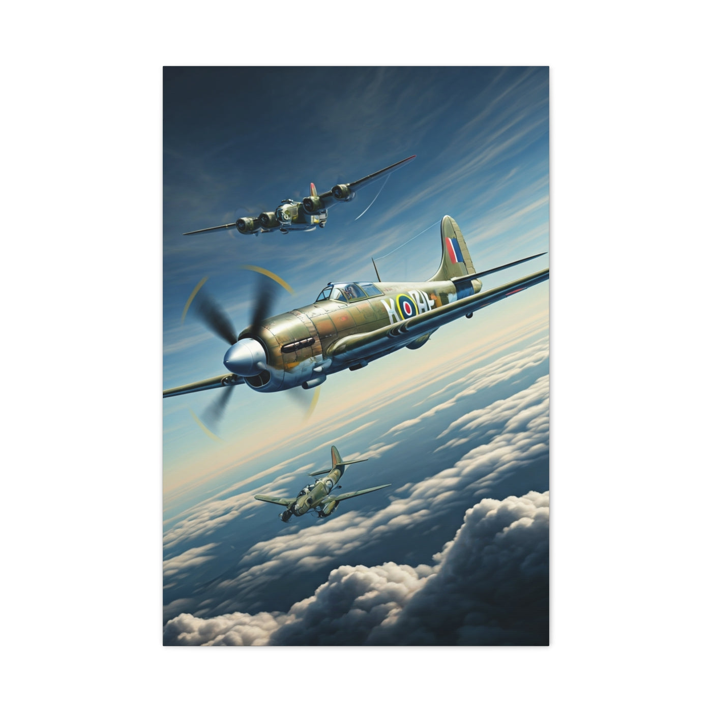 Squadron Sky Formation Wall Art & Canvas Prints