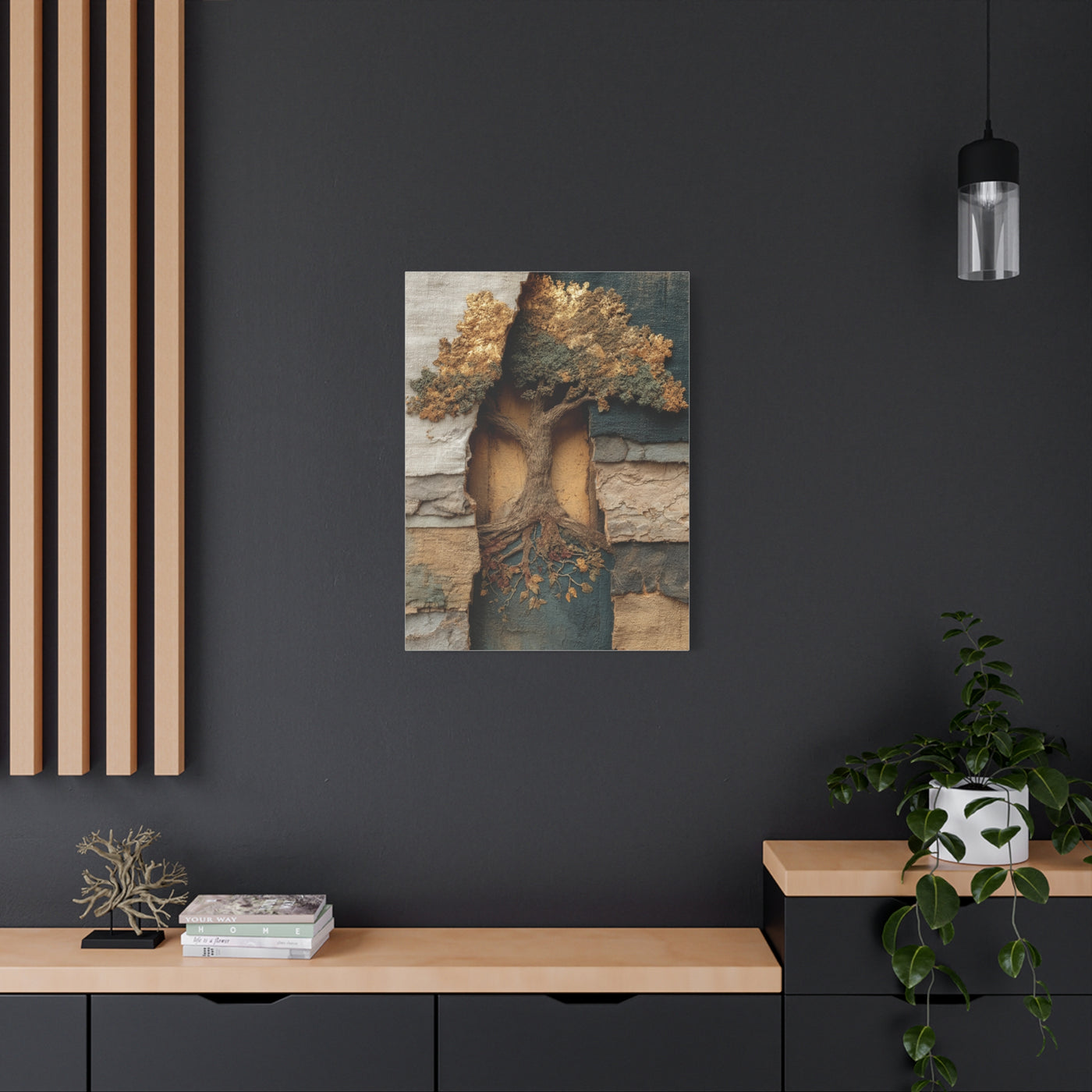 Tree of Life Textural Relief Wall Art & Canvas Print
