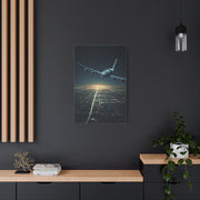 Night Runway Takeoff Journey Wall Art & Canvas Prints