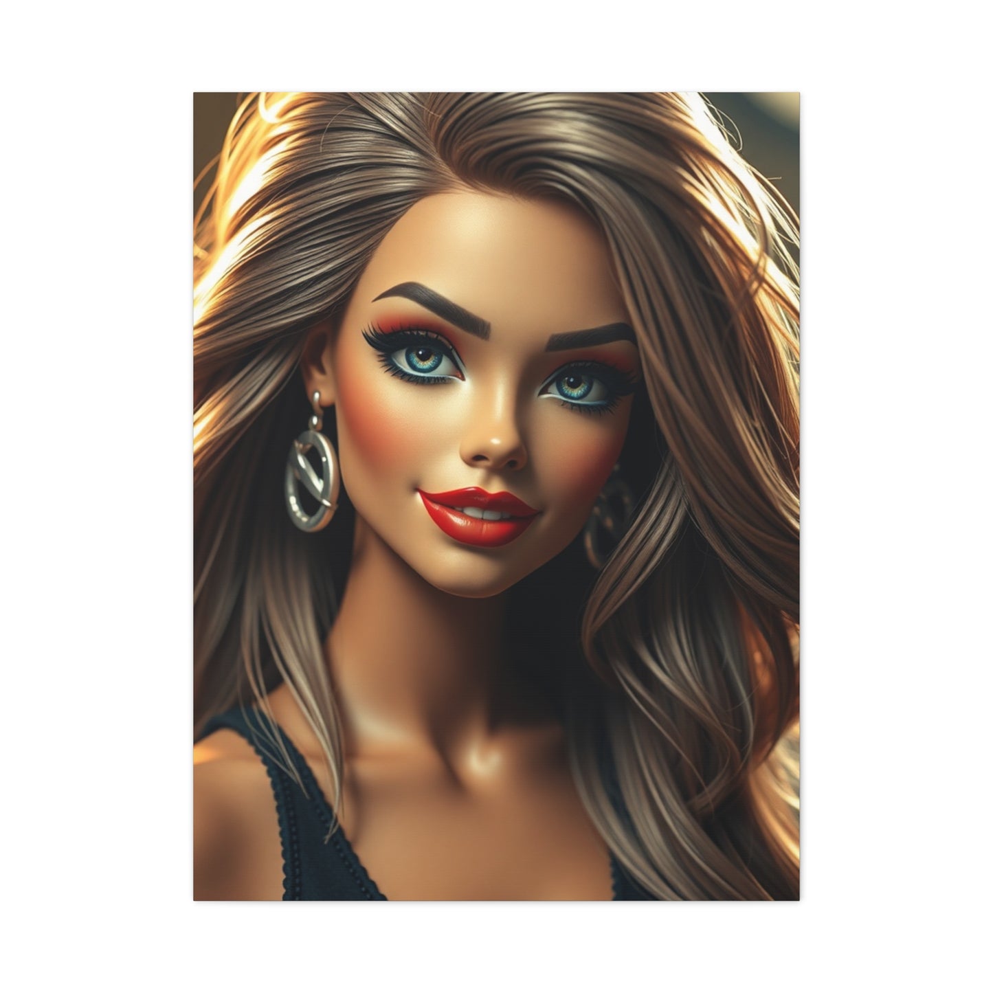 Barbiecore Art Luxury Canvas Wall Art & Canvas Print