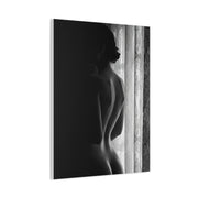Noir Window Silhouette Figure Wall Art & Canvas Print