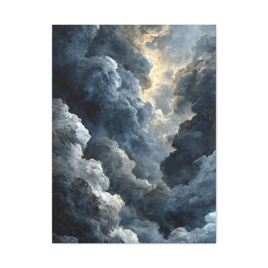 Storm Cloud Dramatic Abstract Wall Art & Canvas Print
