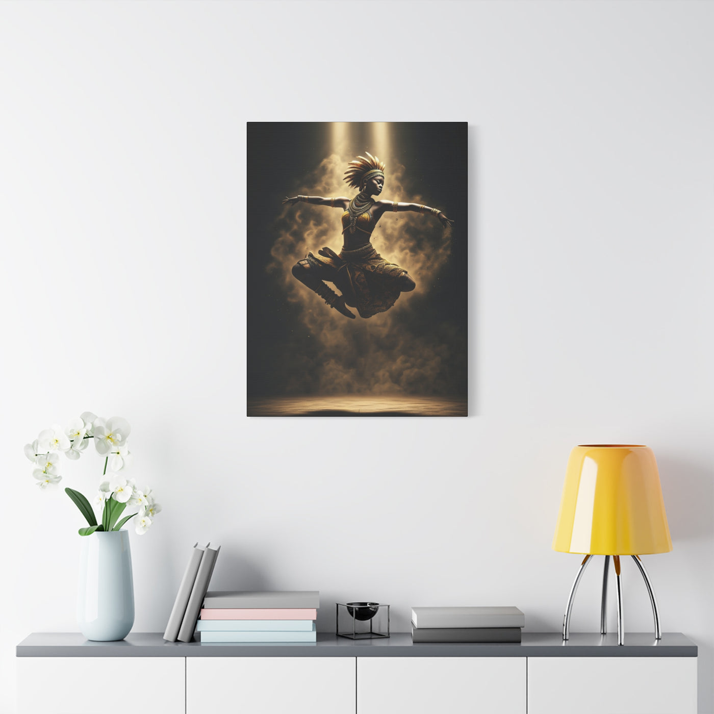Spirit Dancer in Golden Mist Wall Art & Canvas Prints