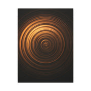 Amber Vortex Spiral Wall Art & Canvas Prints