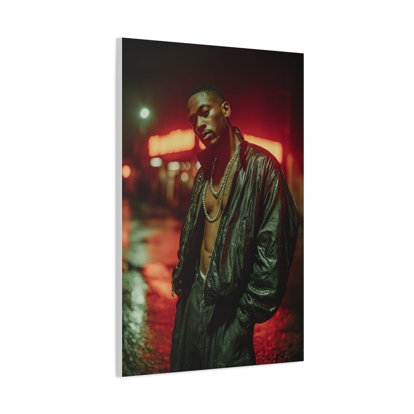 Urban Neon Street Gang Fashion Portrait Wall Art & Canvas Print