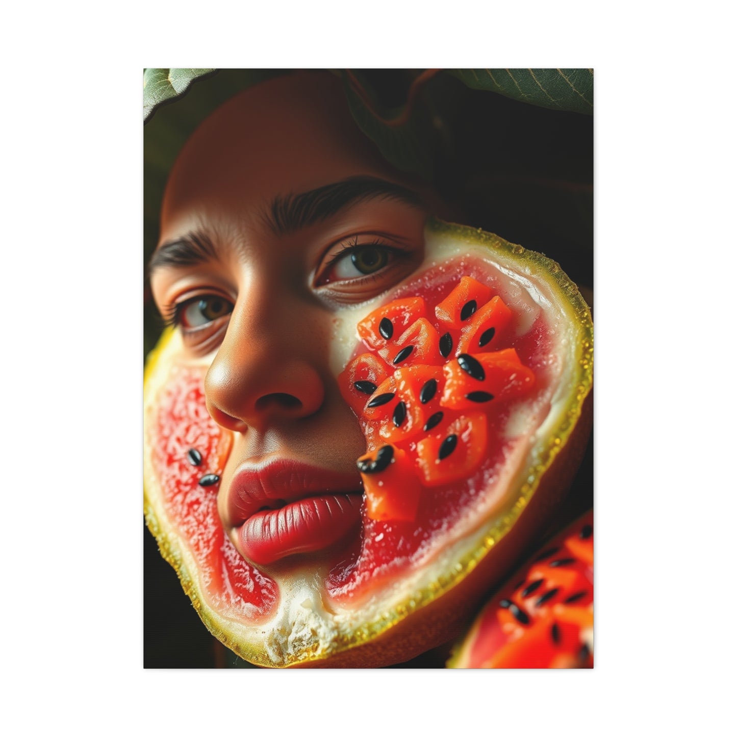 Guava Elegance Envisioned Wall Art & Canvas Print