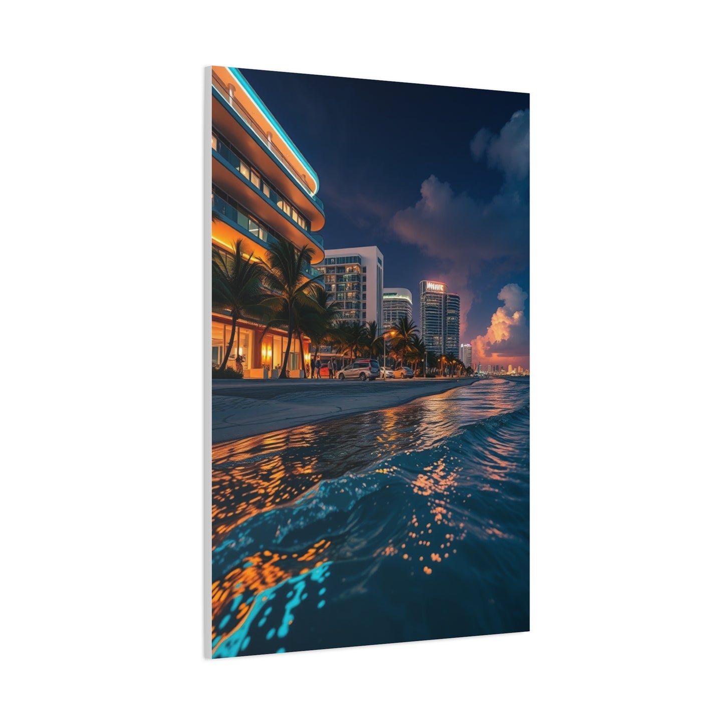 Opulent Miami Vista Canvas