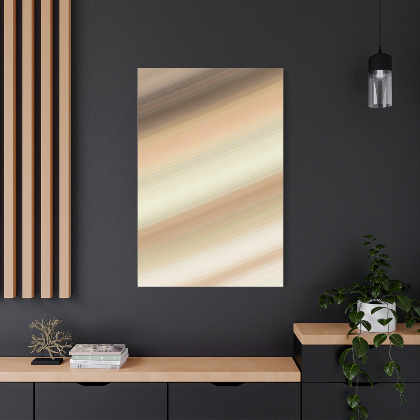 Warm Neutral Motion Gradient Wall Art & Canvas Prints
