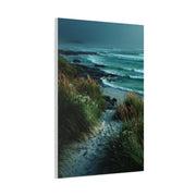 Green Coastal Dune Path Serenity Wall Art & Canvas Print