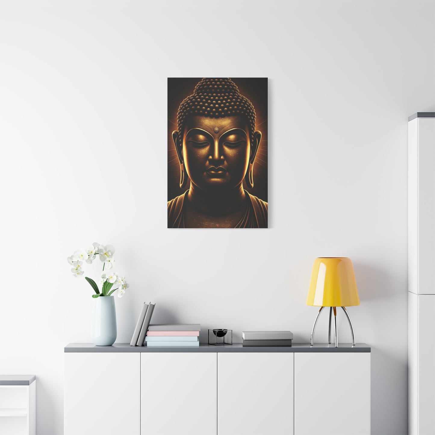 Lotus Harmony Buddha Wall Art & Canvas Prints
