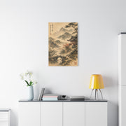 Kyoto Mountain Temple Tranquility Scene Wall Art & Canvas Print
