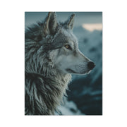 Siberian Husky Winter Ridge Portrait Wall Art & Canvas Print