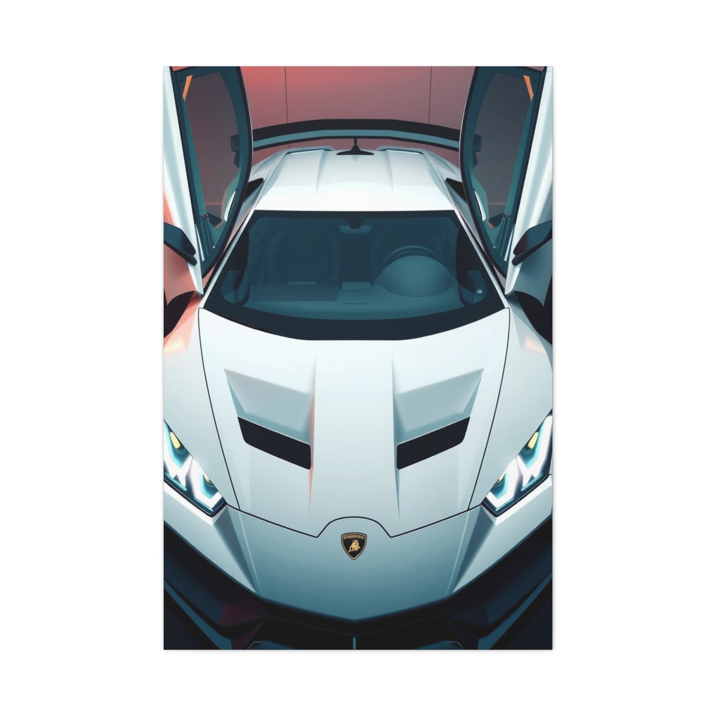 Elite Lamborghini Art Vision Wall Art & Canvas Print