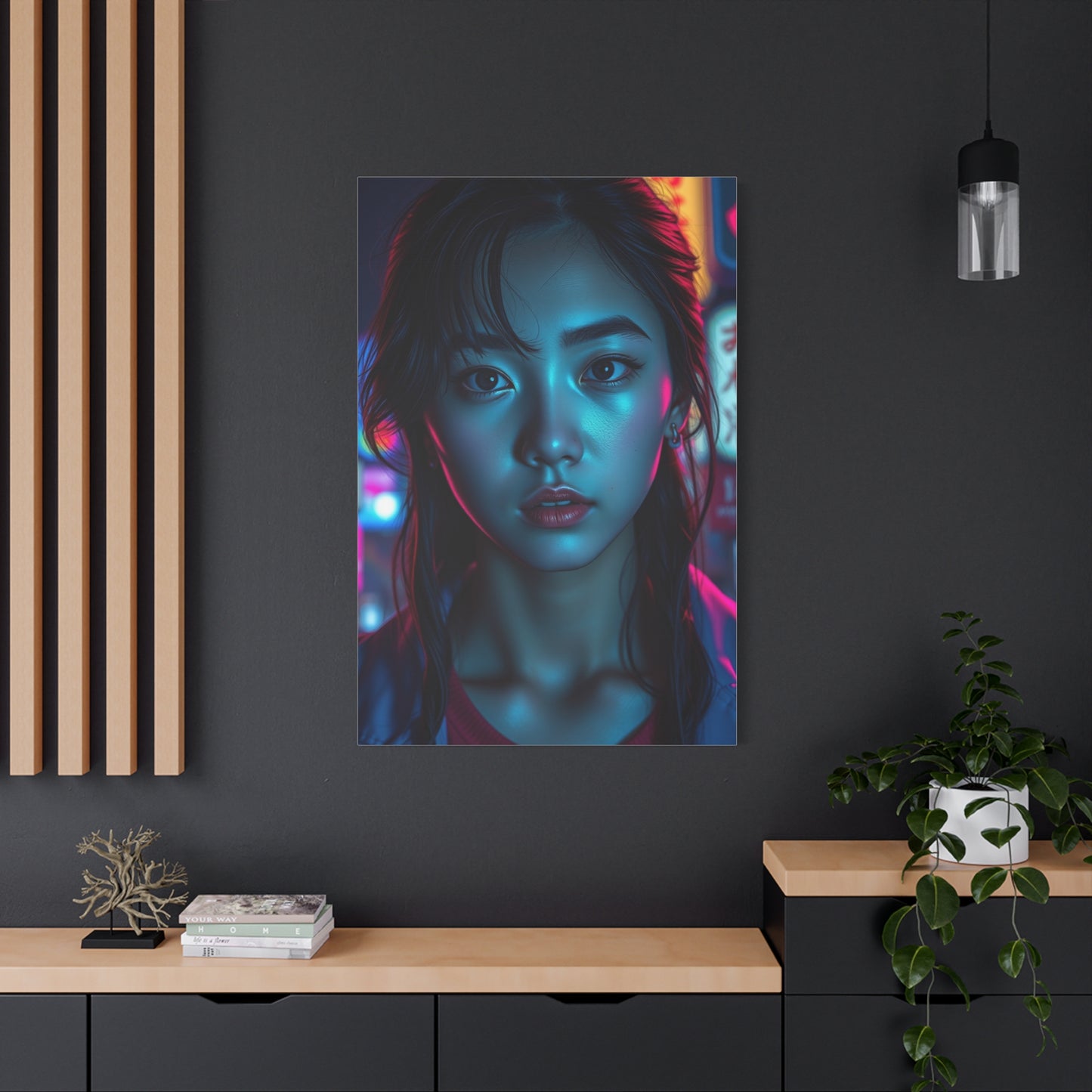 Vision Warakami Vaporwave Art Art Wall Art & Canvas Print