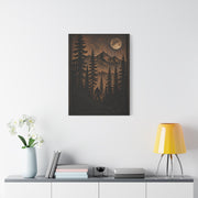 Pacific Northwest Bigfoot Forest Wall Art & Canvas Print