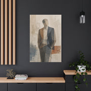 Executive Portrait Abstraction Wall Art & Canvas Print