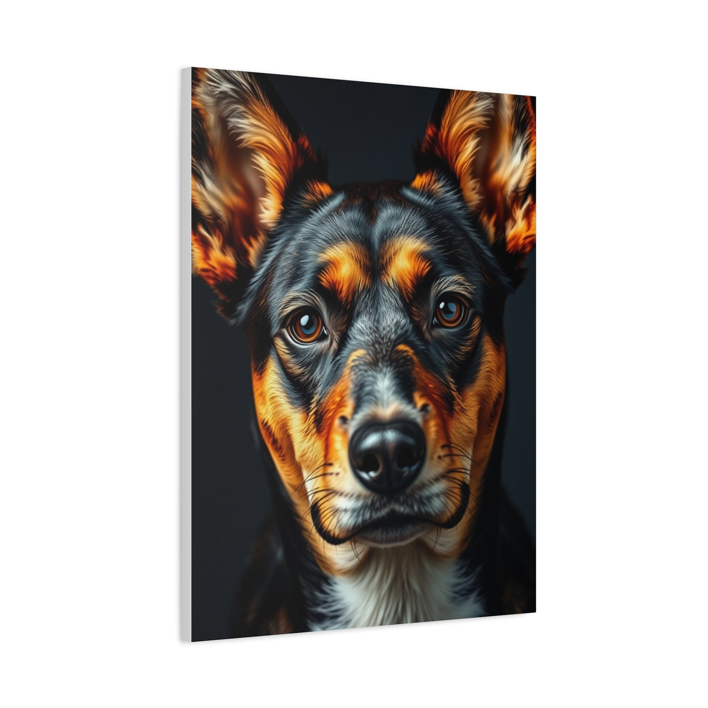 Vision Black and Tan Art Art Wall Art & Canvas Print