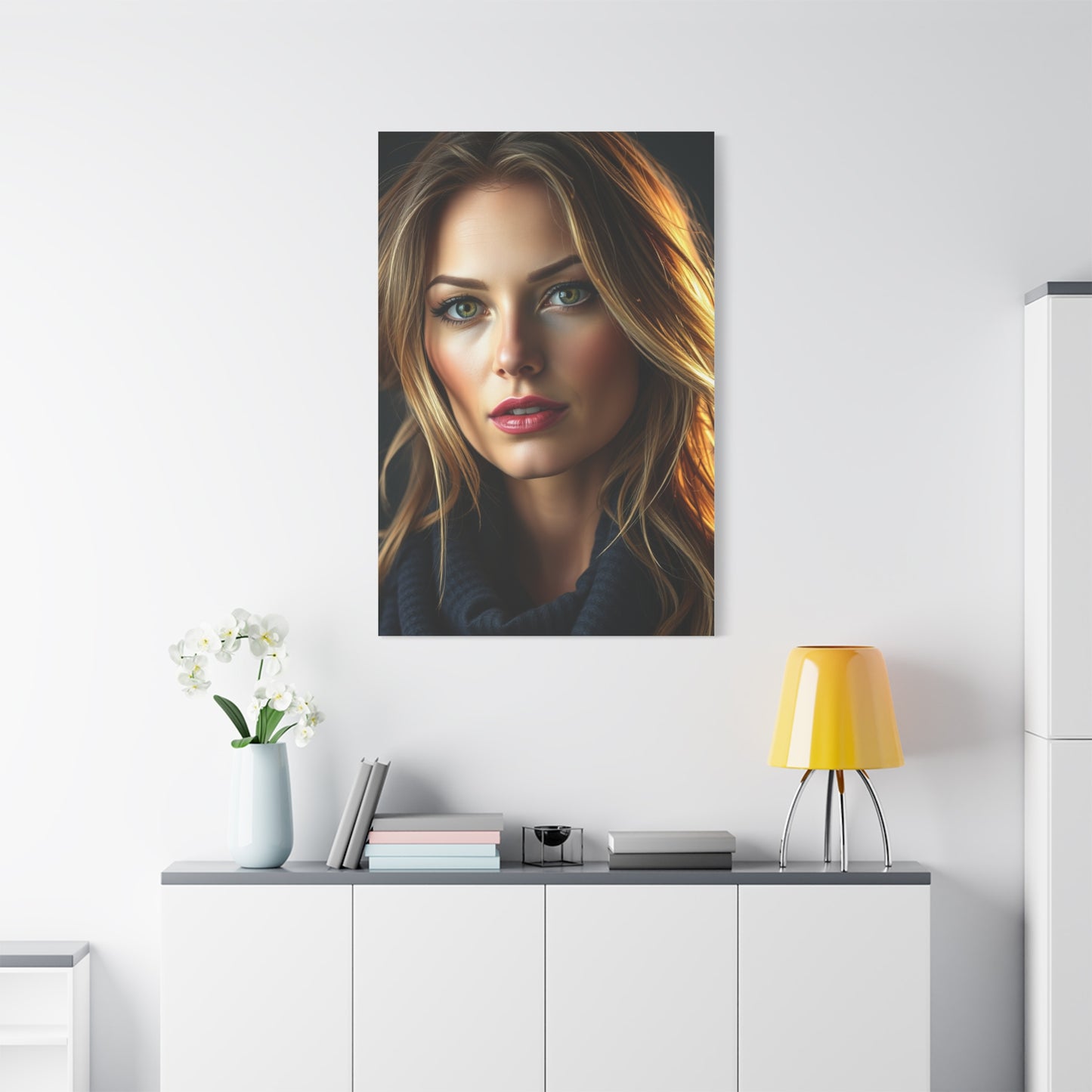 Gilded Moss Impression Wall Art & Canvas Print